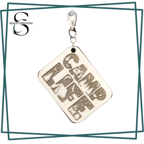 Camp Life Backpack Tag
